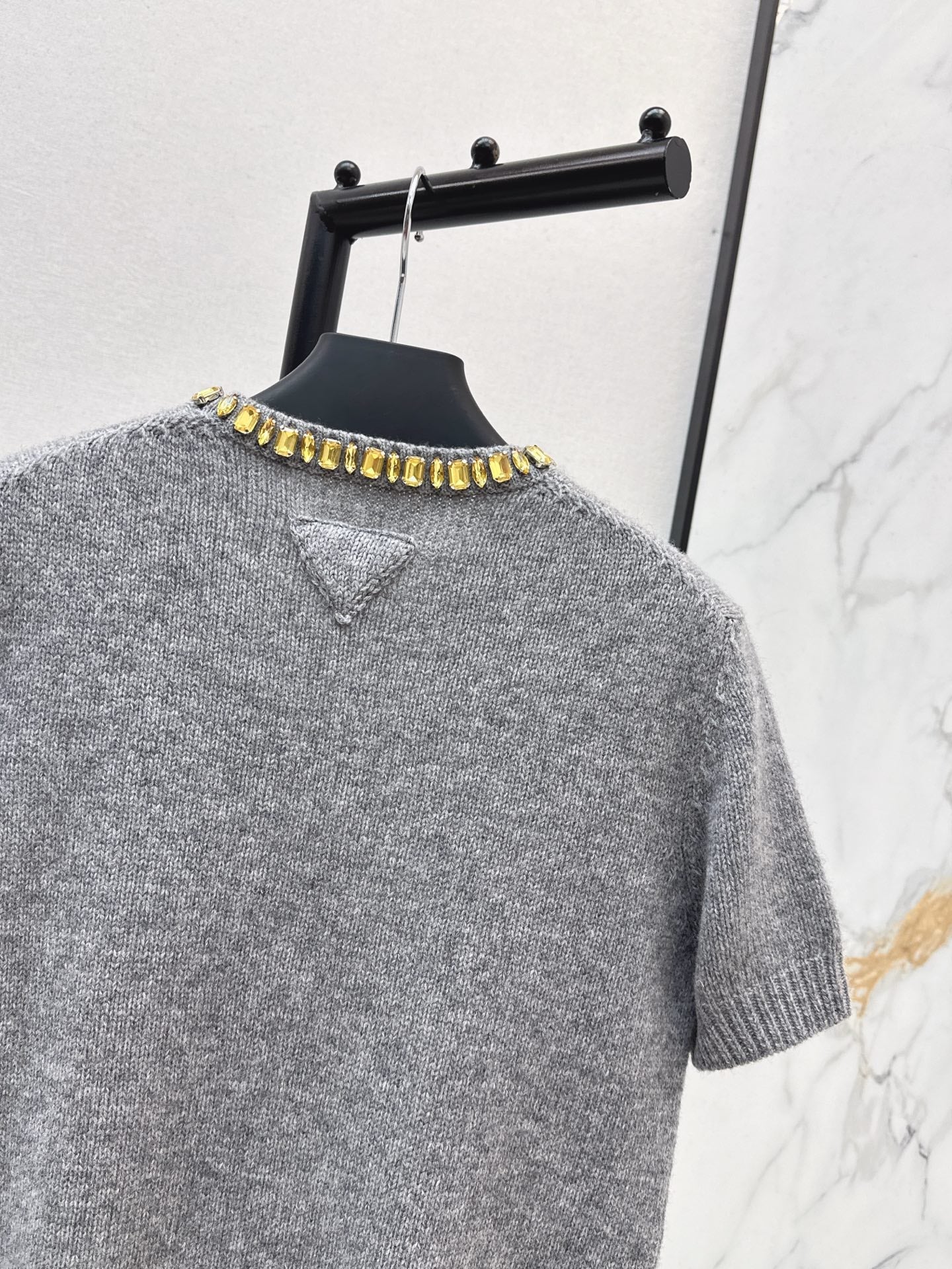 Pra NEW Cashmere short-sleeved sweater