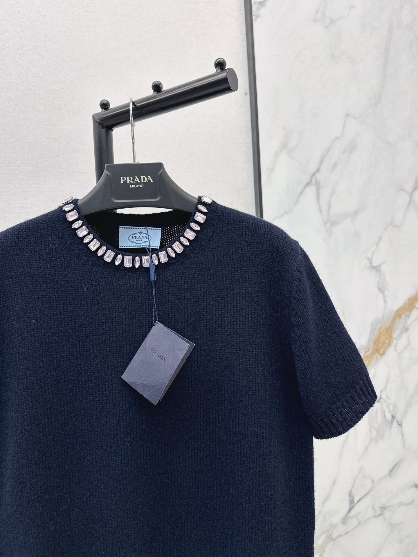 Pra NEW Cashmere short-sleeved sweater