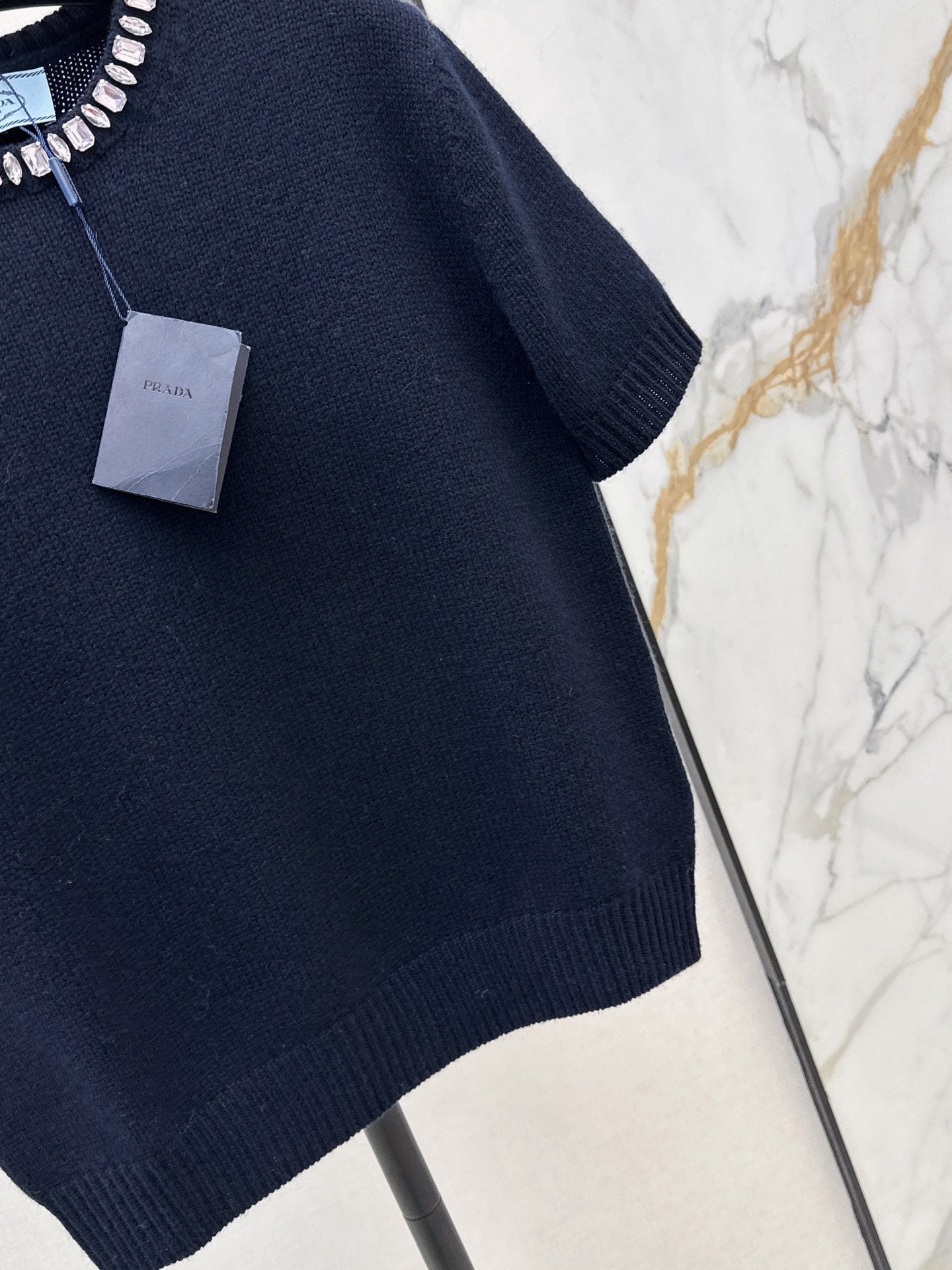 Pra NEW Cashmere short-sleeved sweater