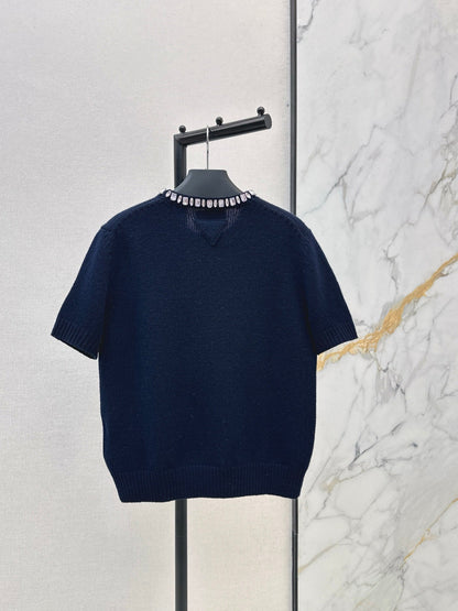 Pra NEW Cashmere short-sleeved sweater