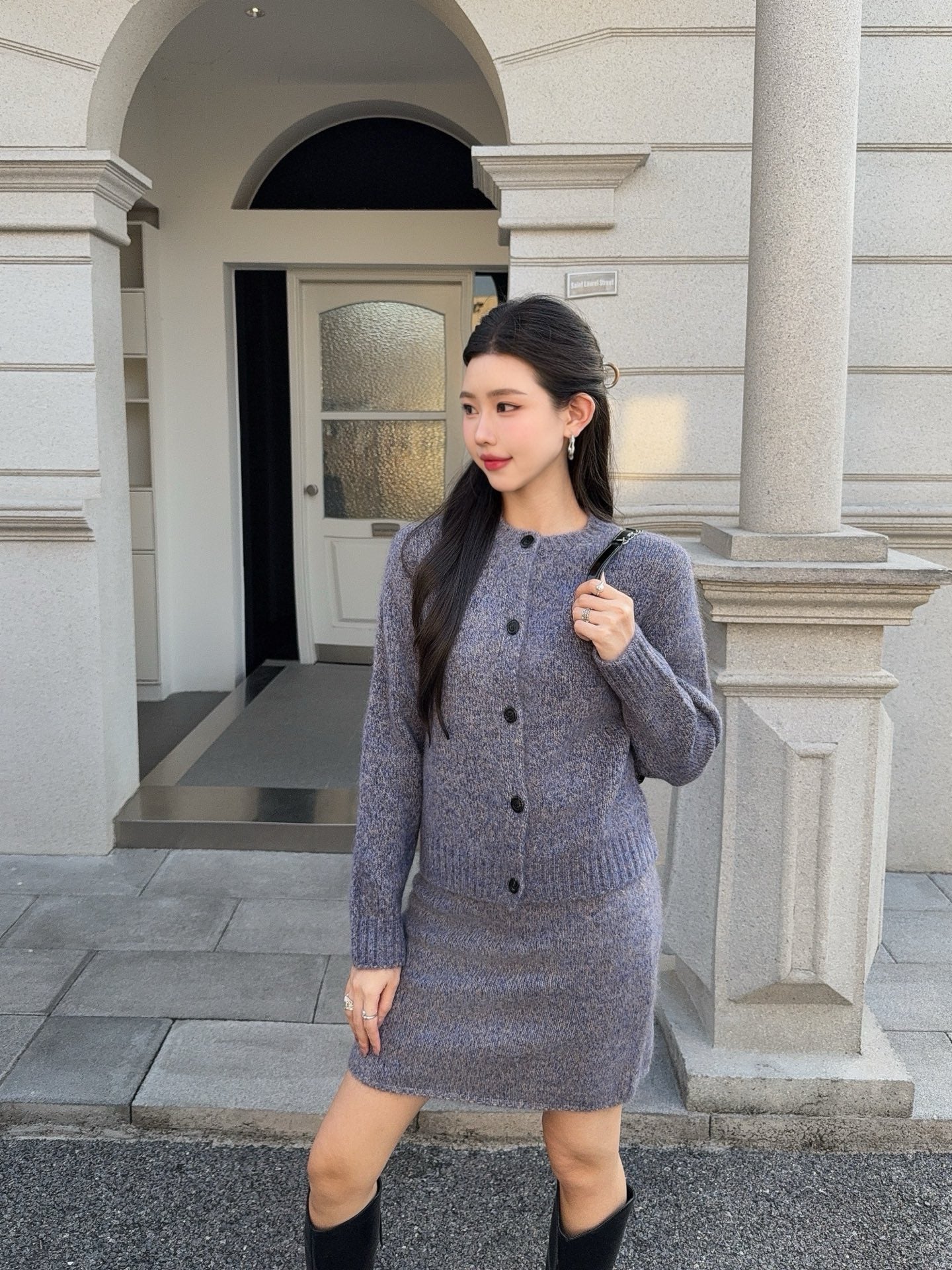 Bott NEW wool cardigan dress set