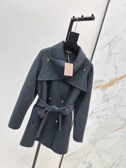 Loro NEW woolen belted coat