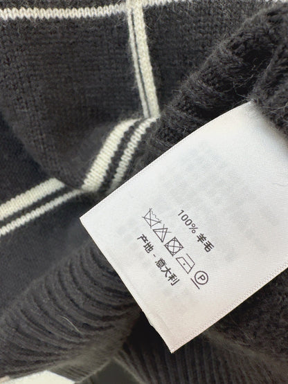 Brun NEW striped sweater + scarf