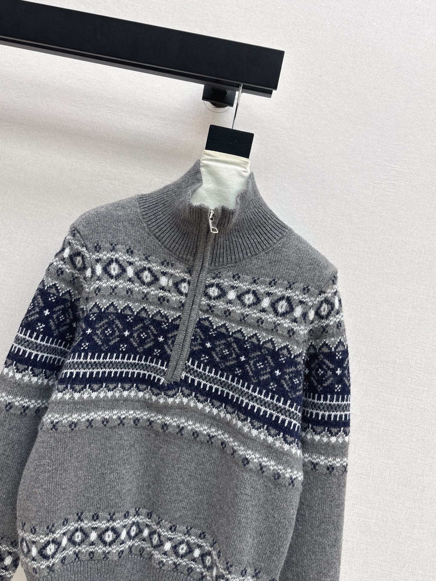 Loro NEW fair Isle zipper sweater
