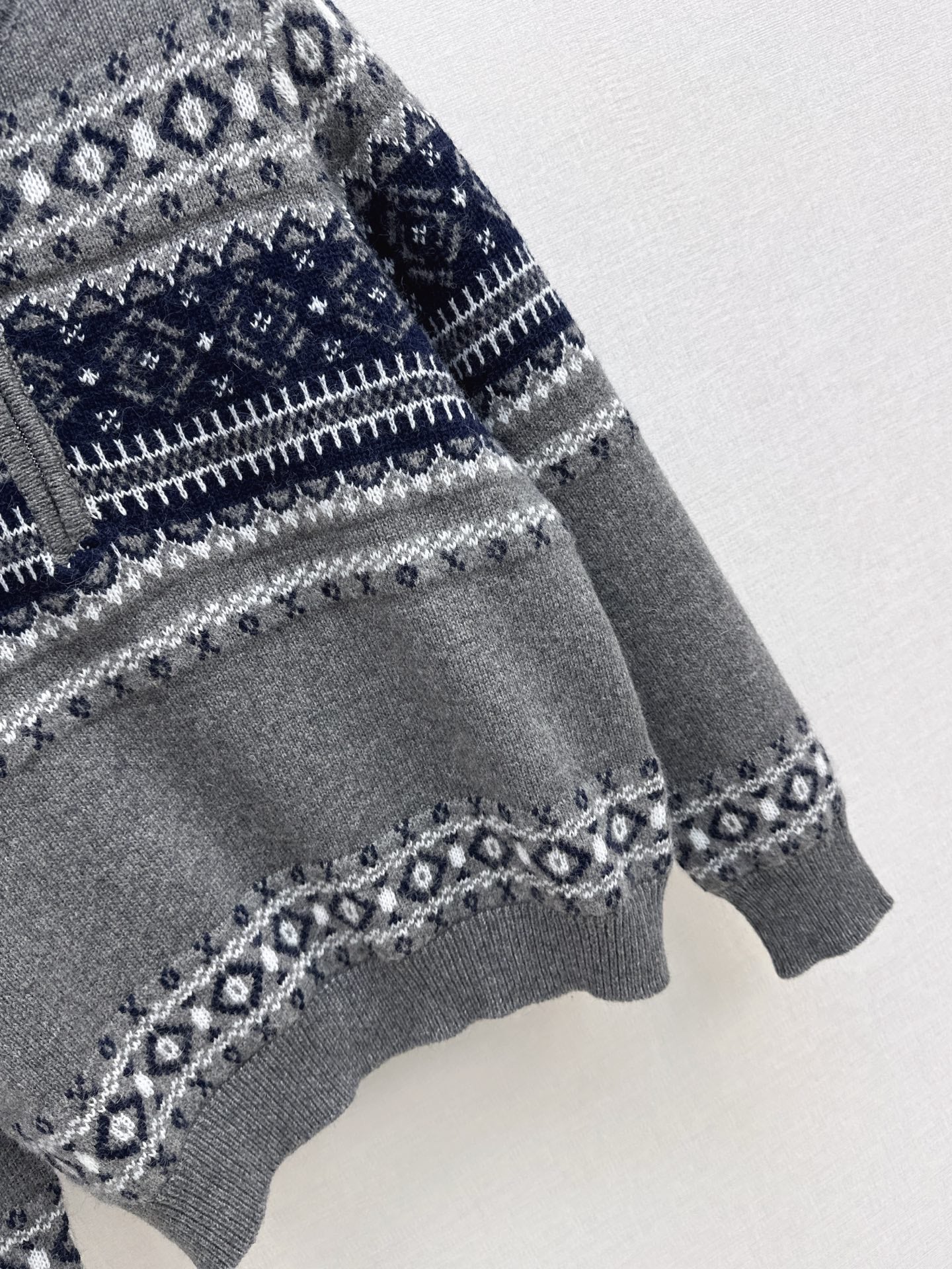 Loro NEW fair Isle zipper sweater