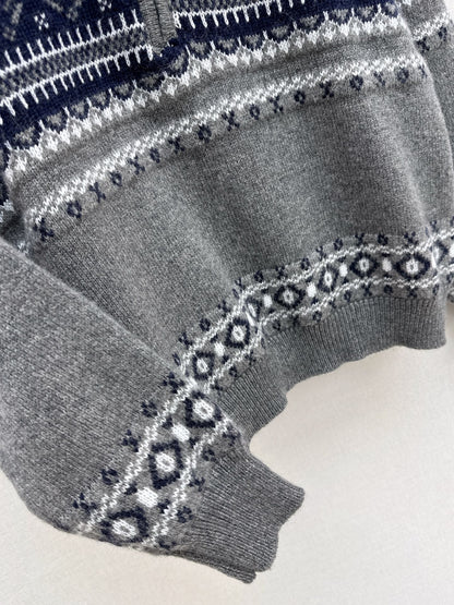 Loro NEW fair Isle zipper sweater