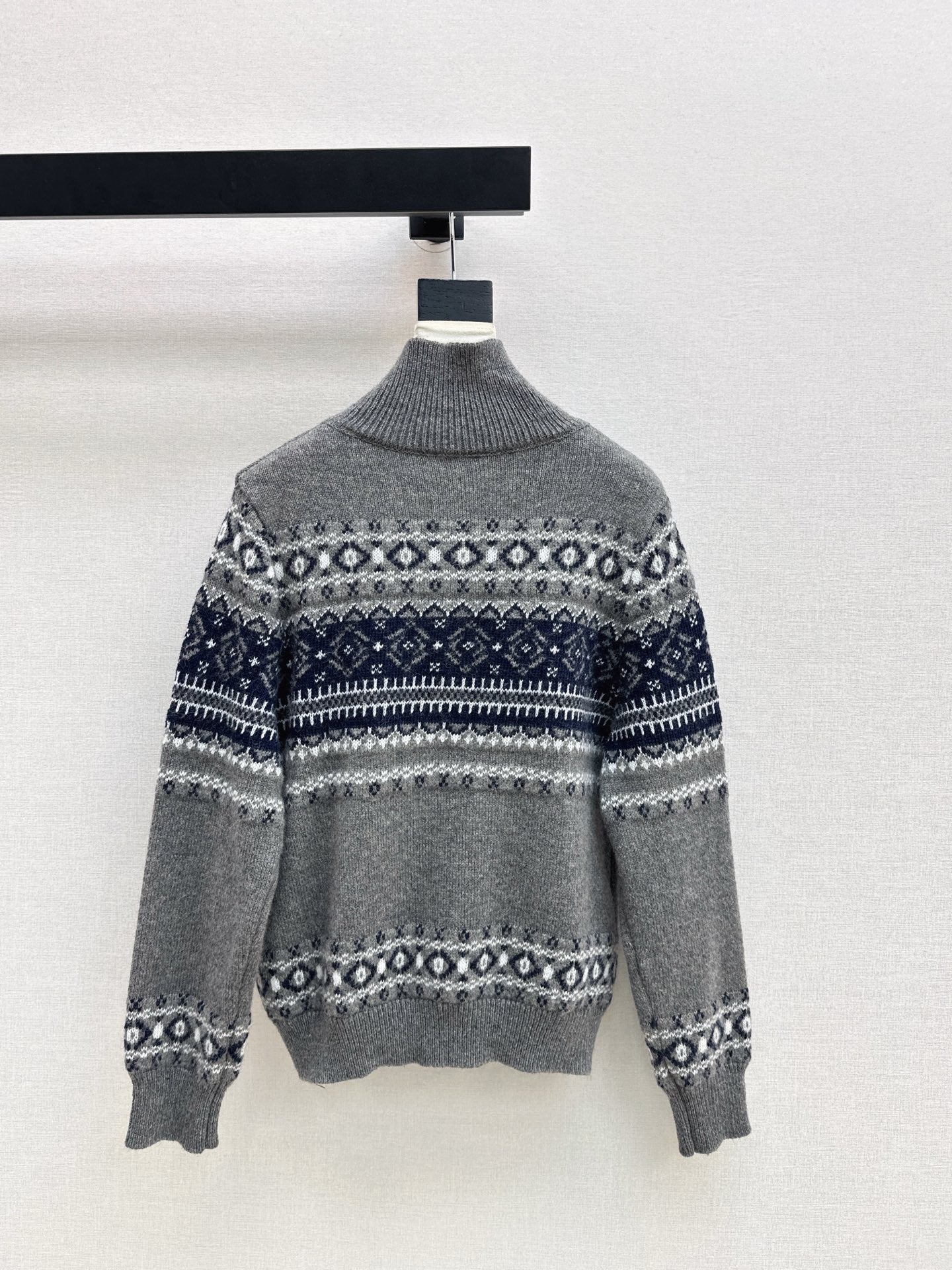 Loro NEW fair Isle zipper sweater