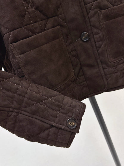 CD NEW Suede padded jacket