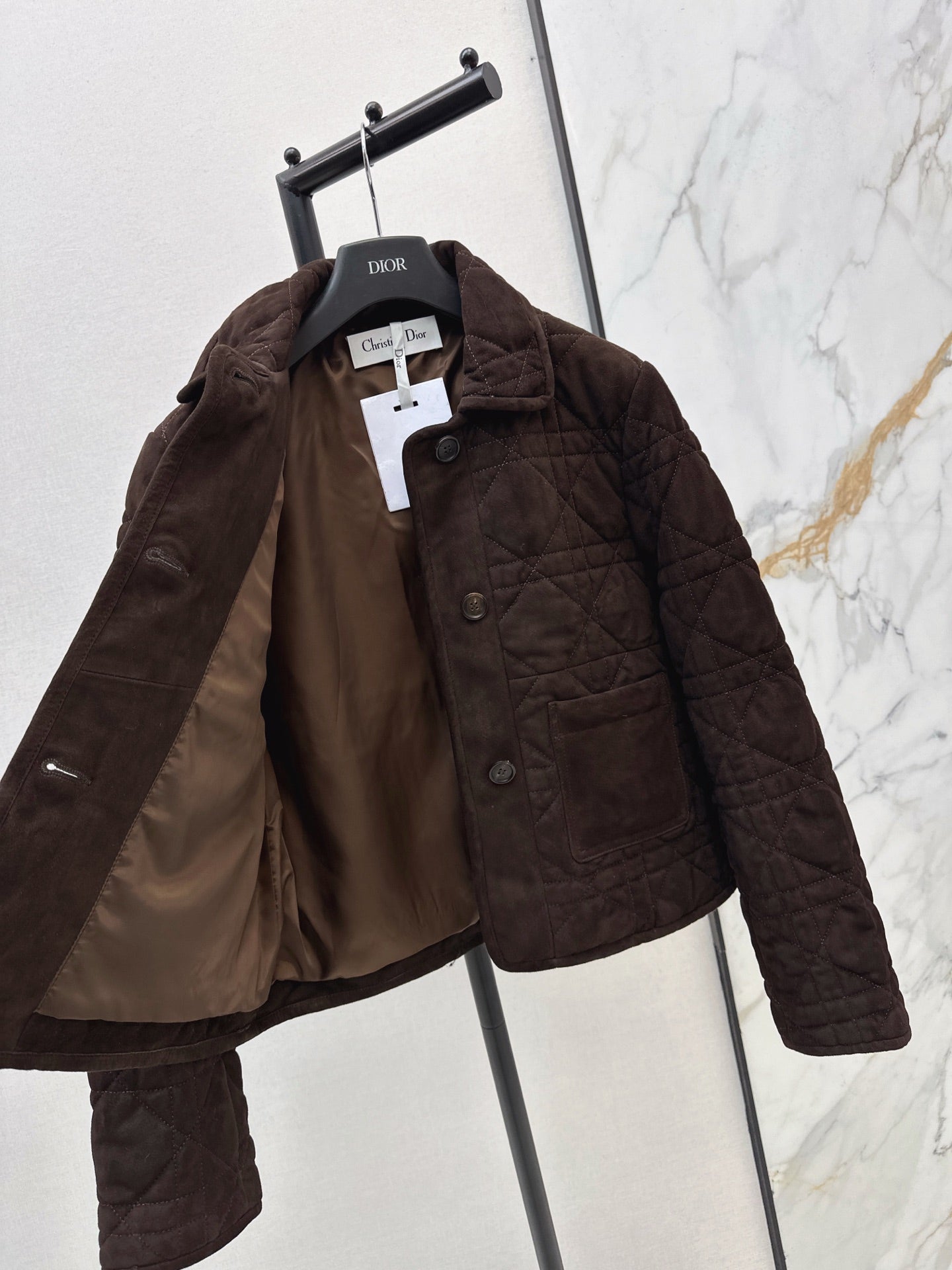 CD NEW Suede padded jacket