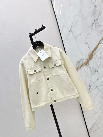 CD NEW printed denim jacket