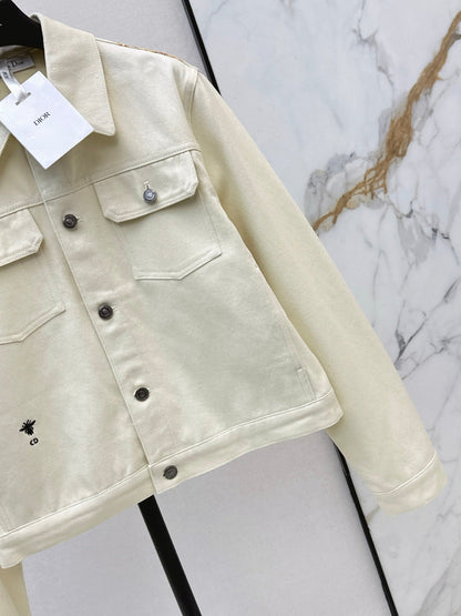 CD NEW printed denim jacket