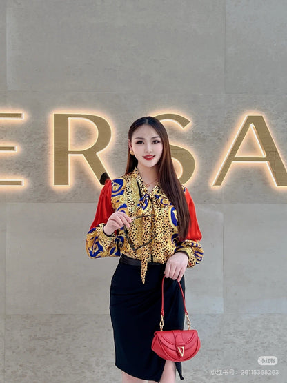 Ver NEW print silk shirt
