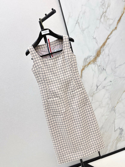 Thom NEWTweed vest dress