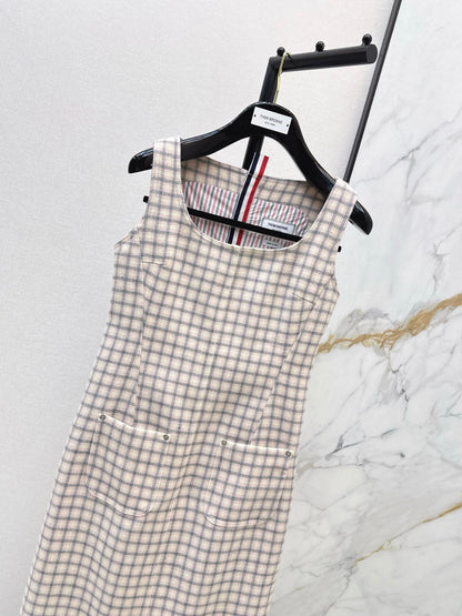Thom NEWTweed vest dress
