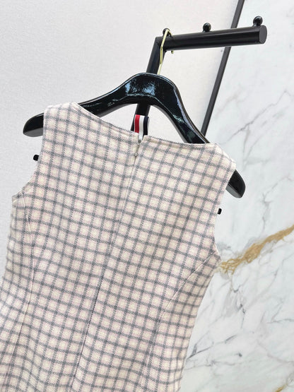 Thom NEWTweed vest dress