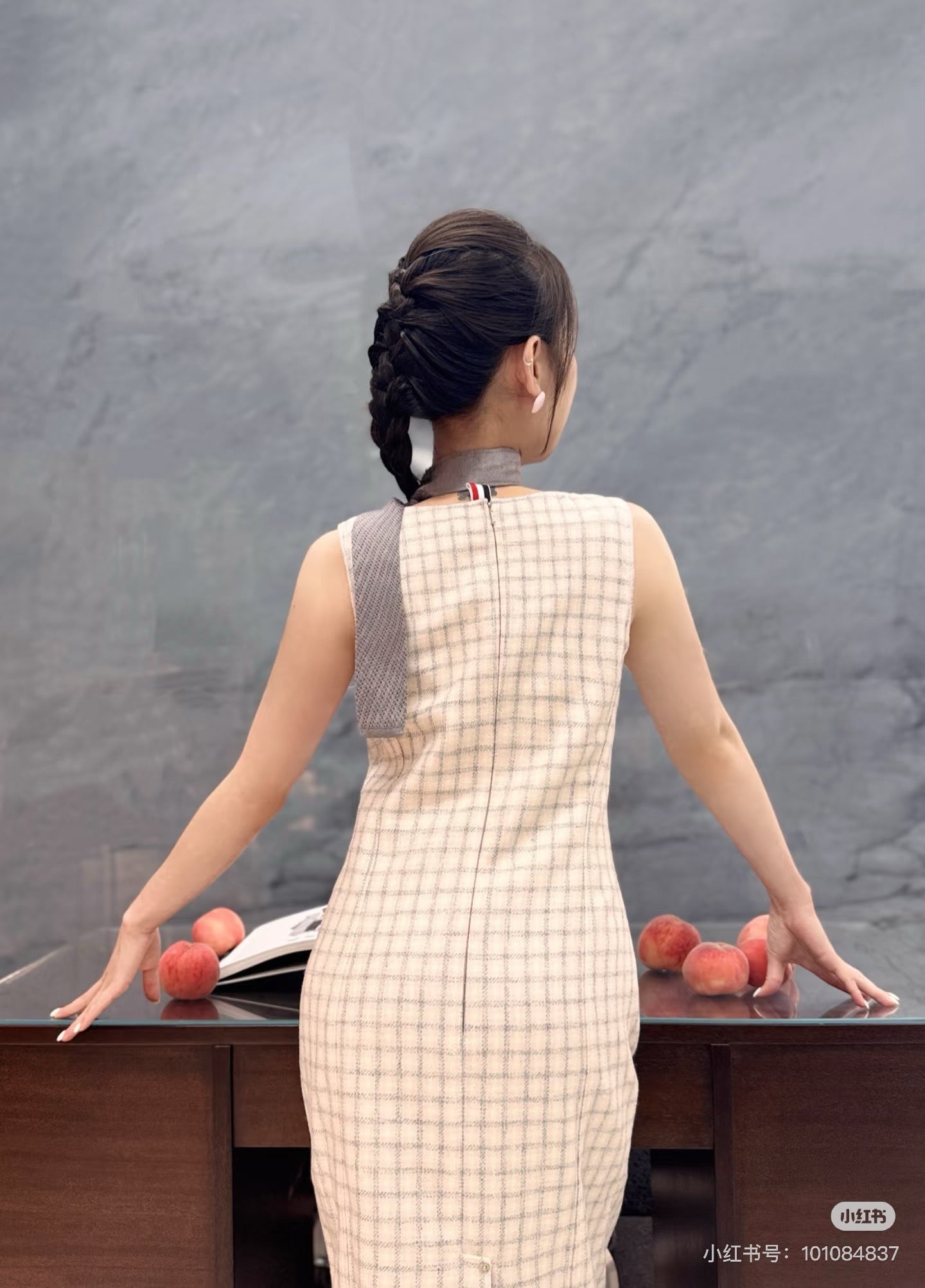 Thom NEWTweed vest dress