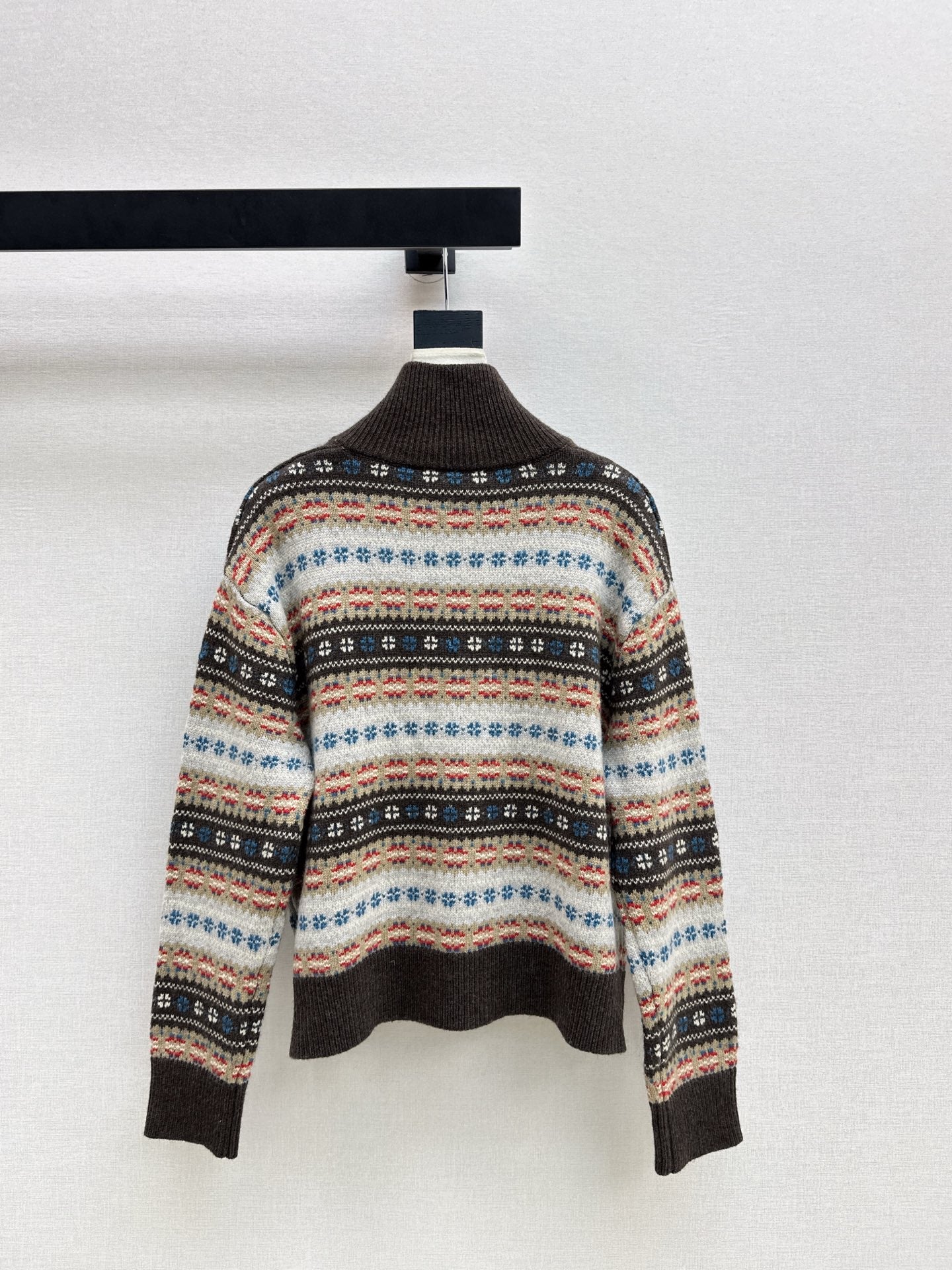 Loro NEW fair Isle knitted cardigan