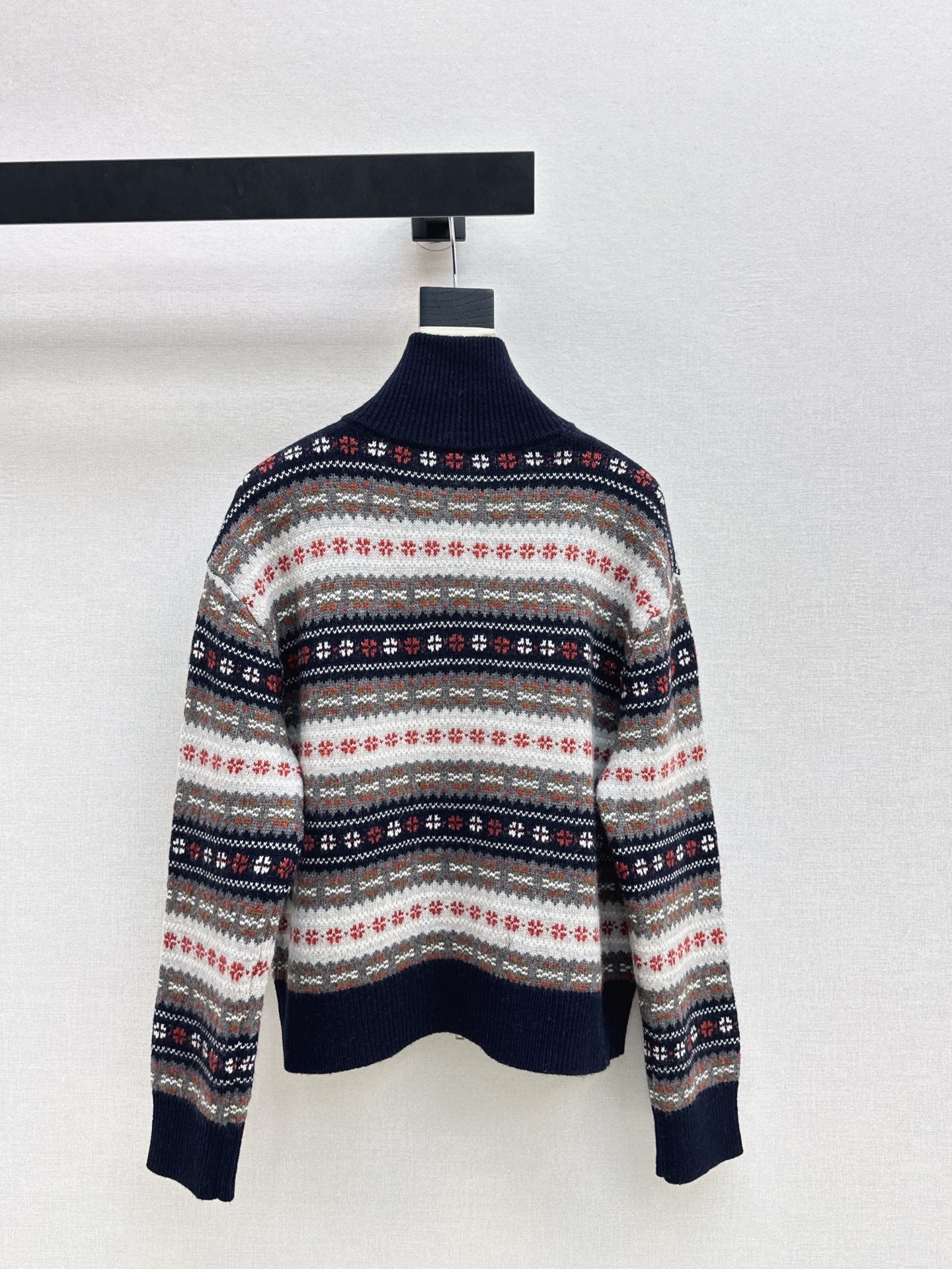 Loro NEW fair Isle knitted cardigan