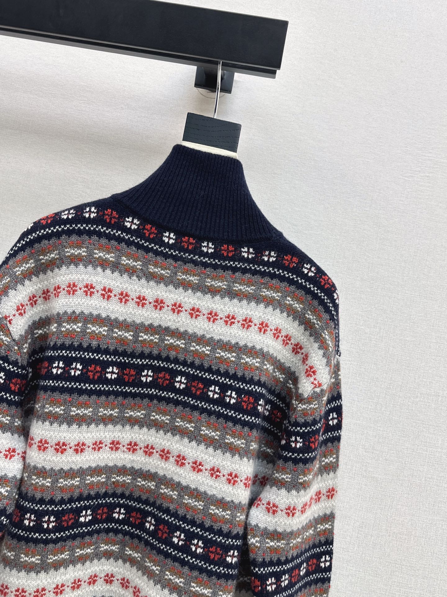 Loro NEW fair Isle knitted cardigan