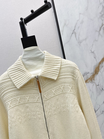 Loe NEW Zippered sweater jacket