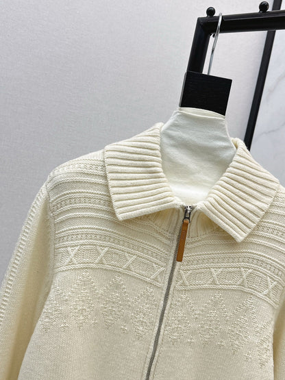 Loe NEW Zippered sweater jacket