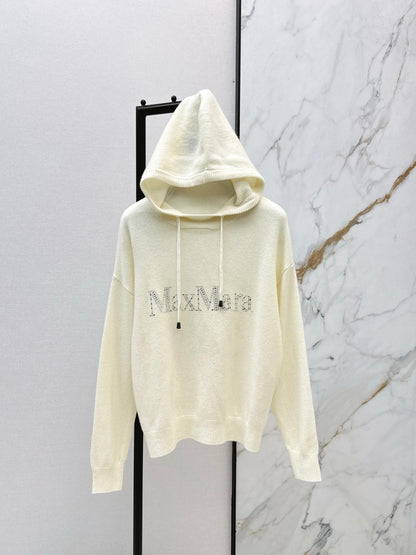 Max NEW rhinestone hooded sweater
