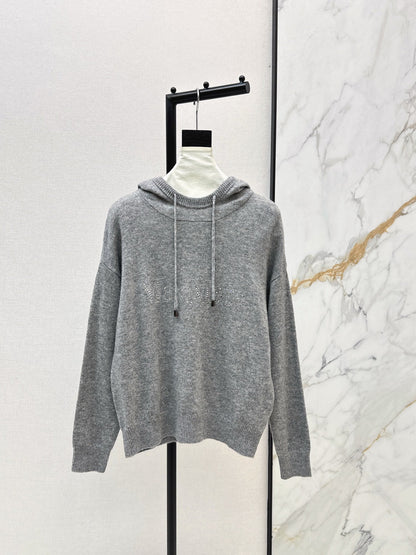 Max NEW rhinestone hooded sweater