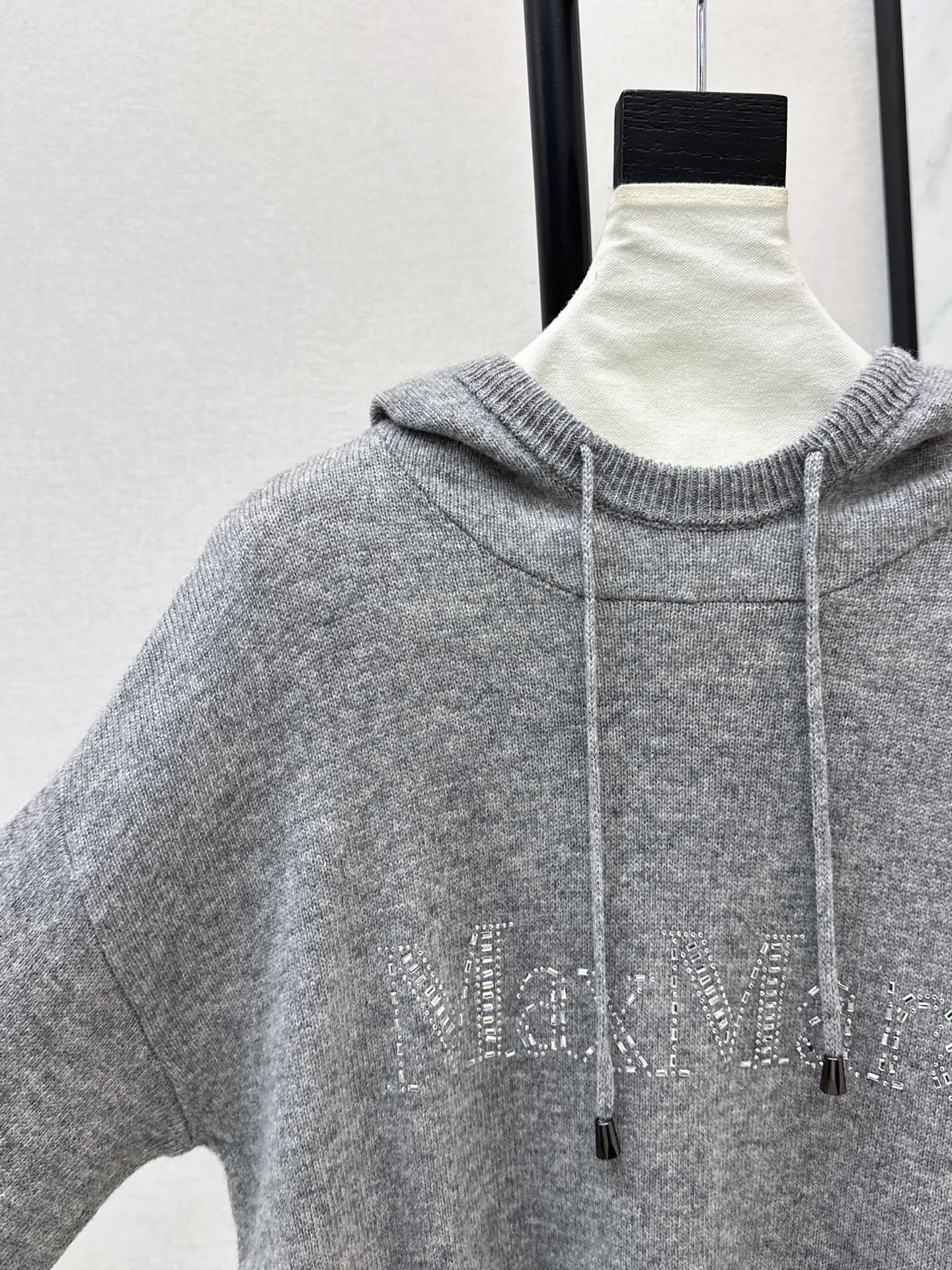 Max NEW rhinestone hooded sweater