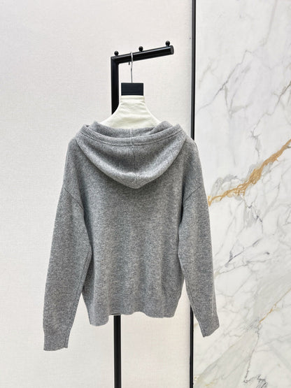 Max NEW rhinestone hooded sweater