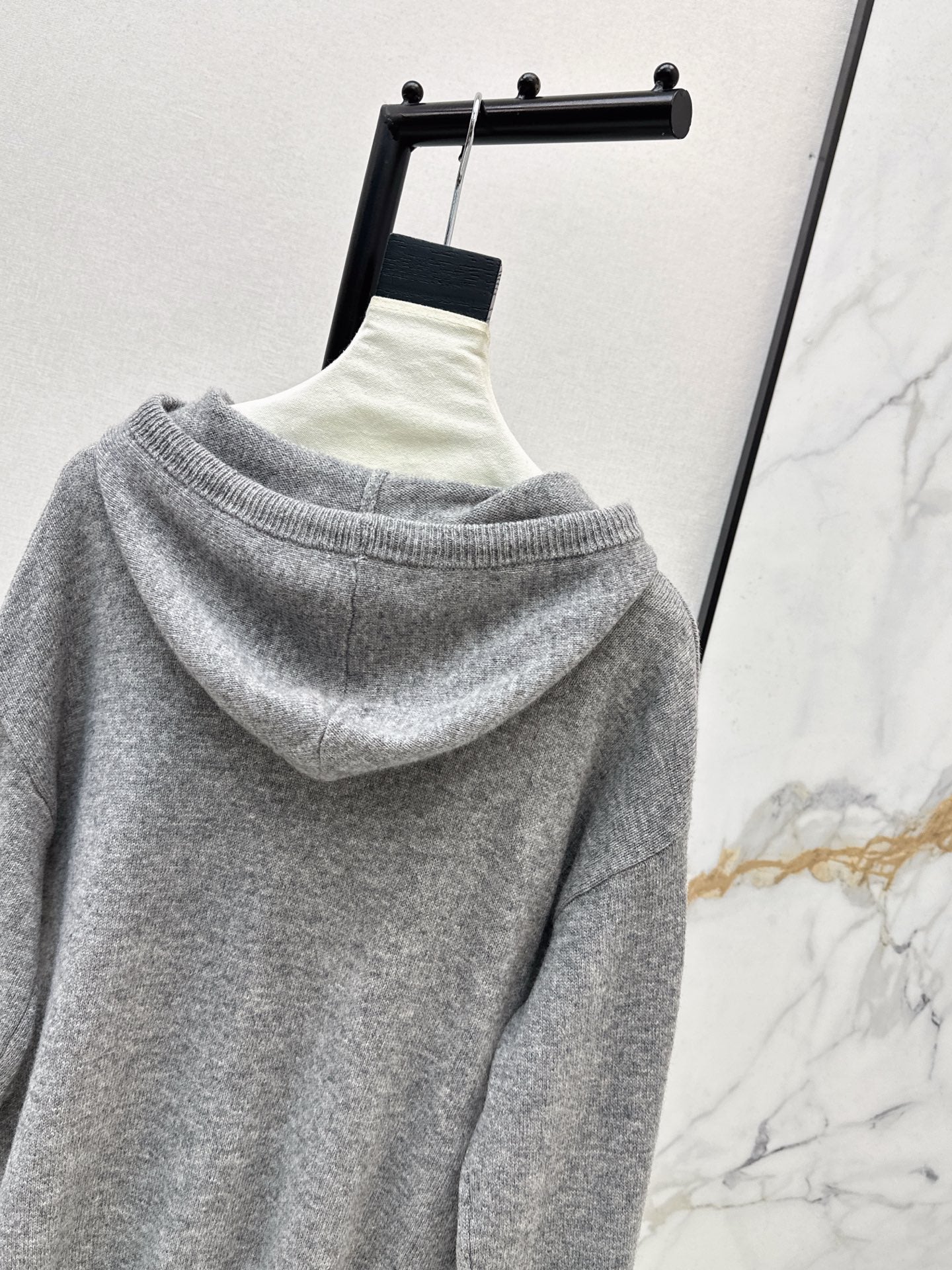 Max NEW rhinestone hooded sweater