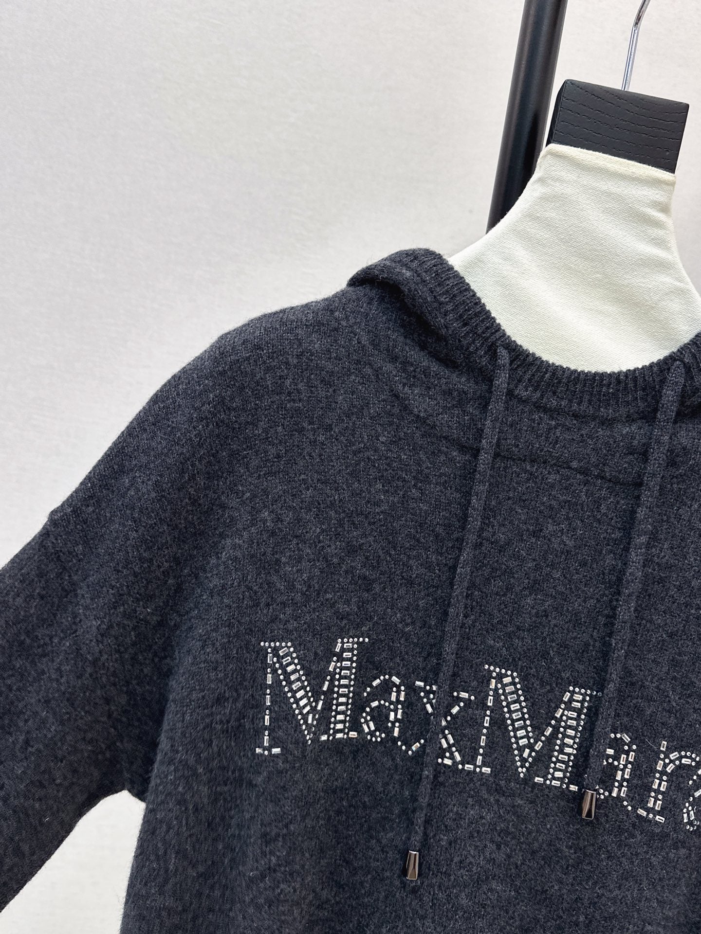 Max NEW rhinestone hooded sweater