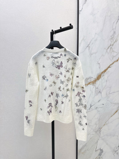 CD NEW embroidered knitwear