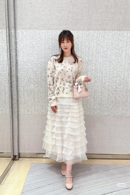 CD NEW embroidered knitwear