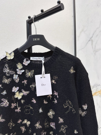 CD NEW embroidered knitwear