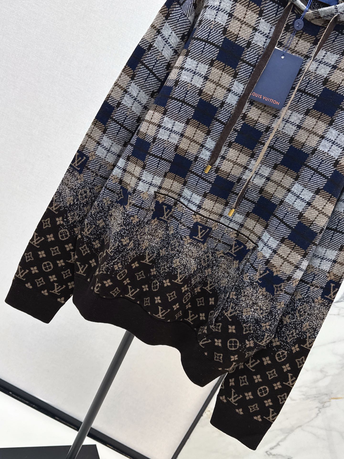 Louis NEW Hooded plaid jacket