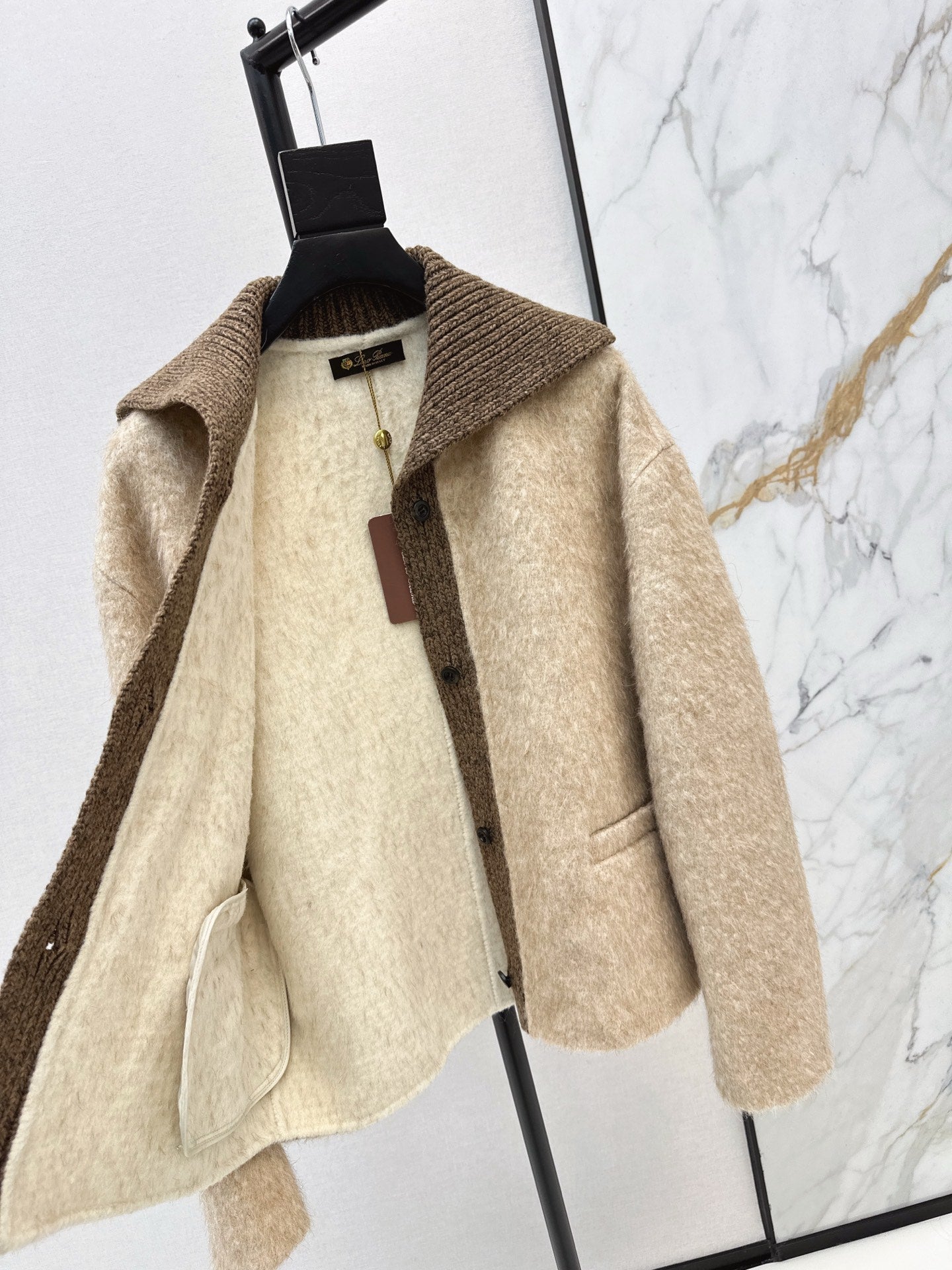 Loro NEW contrast woolen jacket