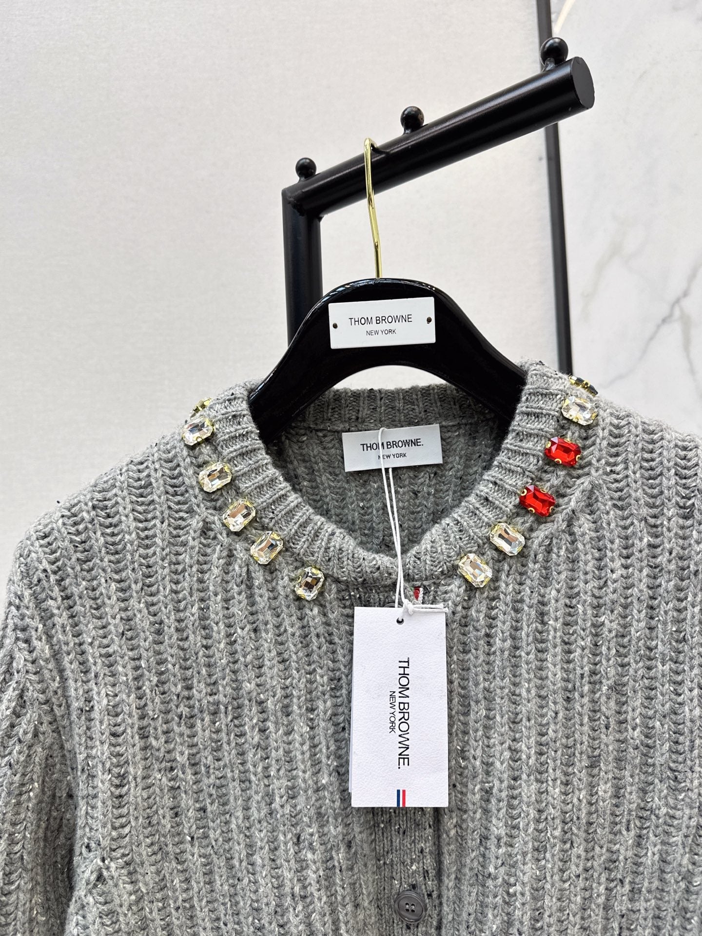 Thom NEW rhinestone knit cardigan