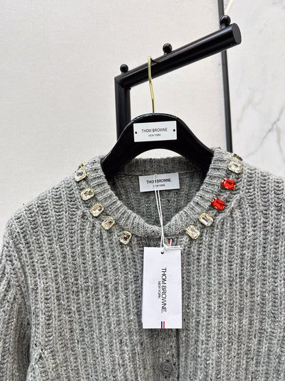 Thom NEW rhinestone knit cardigan