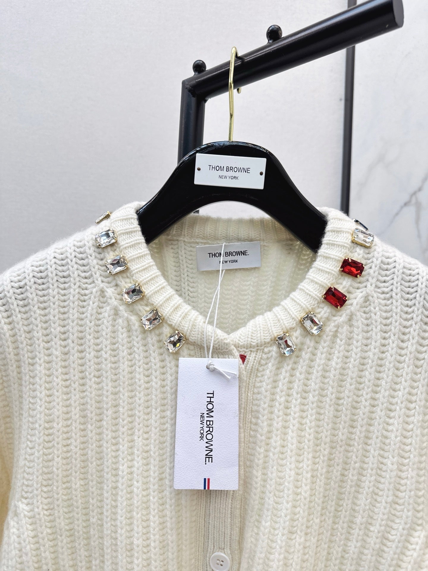 Thom NEW rhinestone knit cardigan