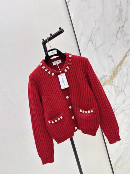 Thom NEW rhinestone knit cardigan