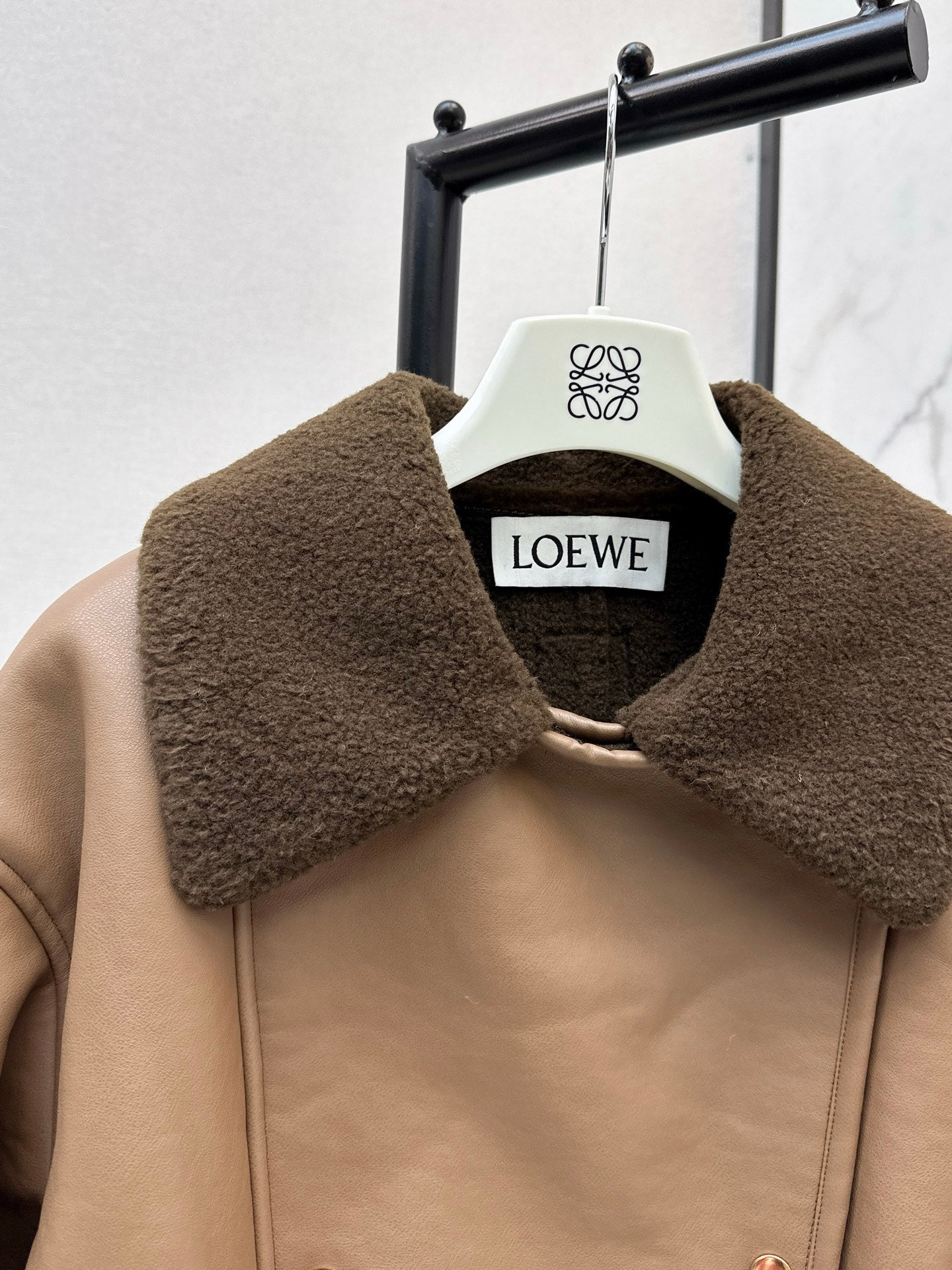 Loe NEW lamb fleece biker