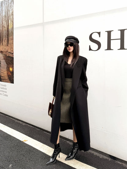 Row NEW woolen overcoats