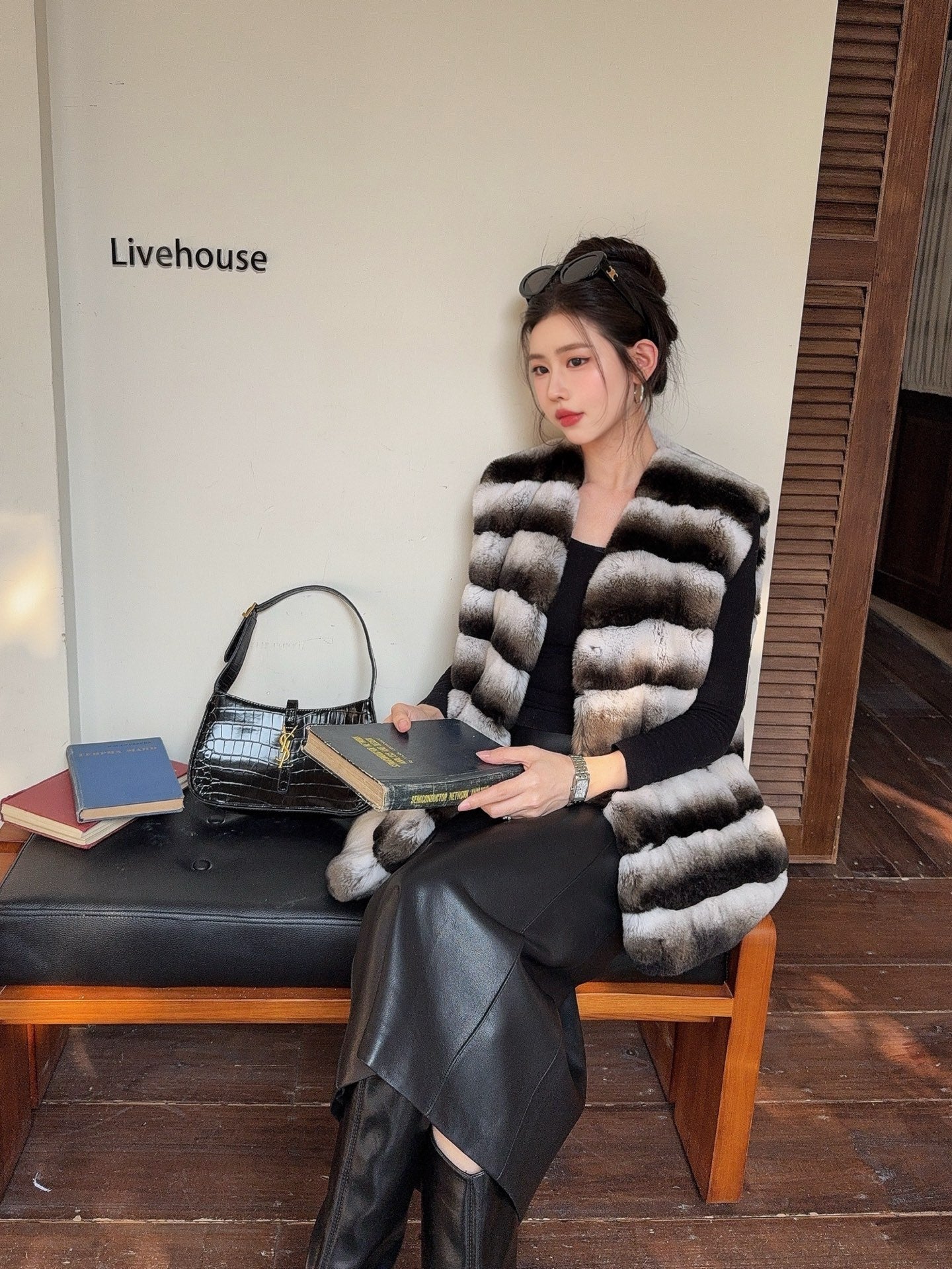 Loro NEW rabbit hair vest