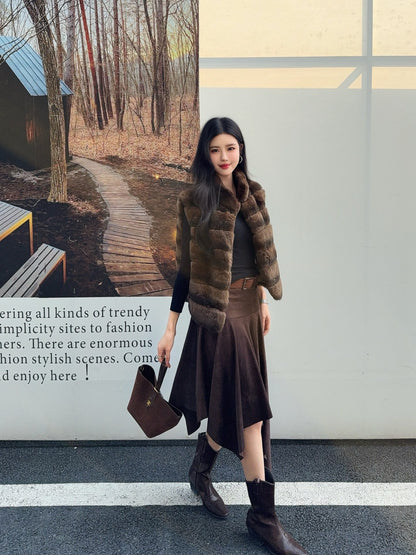 Loro NEW rabbit hair vest