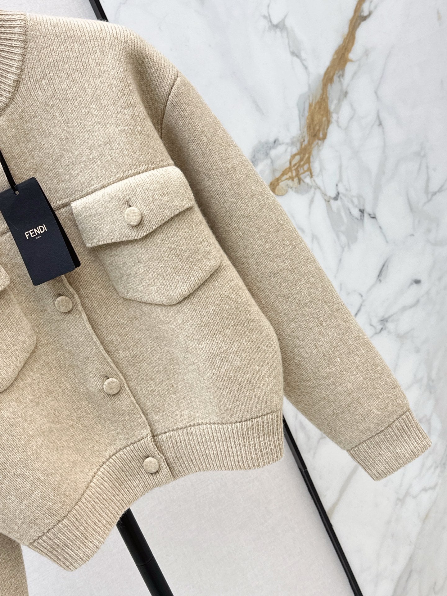 Fend NEW wool knit cardigan