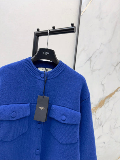 Fend NEW wool knit cardigan