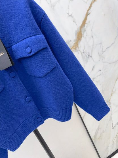 Fend NEW wool knit cardigan