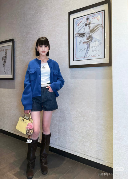 Fend NEW wool knit cardigan