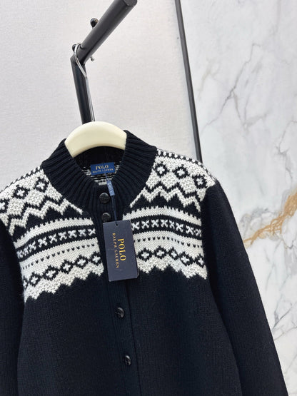 Ral NEW fair Isle knitted cardigan