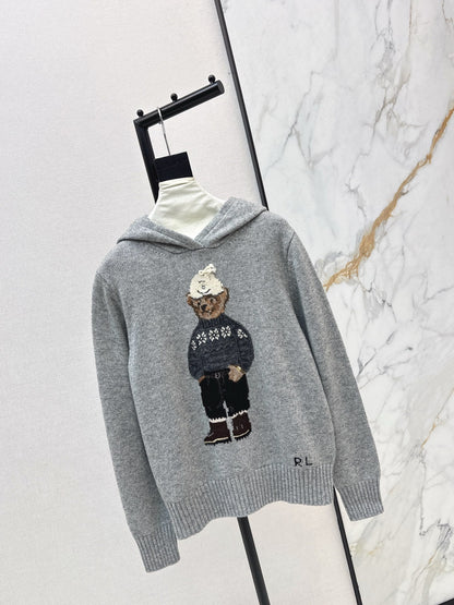 Ral NEW embroidered hooded sweater